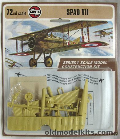 Airfix 1/72 Spad S.VII Guynemer 1917 - Blister Pack, 01049-8 plastic model kit